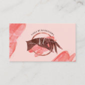 Carte De Visite Chic Parties scintillant Glam Nail Art Manicure Sa (Devant)