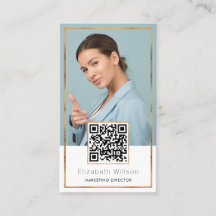 Chic professionnel QR Code Gold Parties scintillan