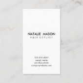 Carte De Visite Chic Sepia Aquarelle Bois Monogramme (Dos)