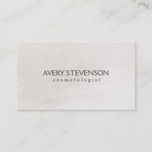 Carte De Visite Chic Simple Blush Neutral Chimmer Look Cosmetology