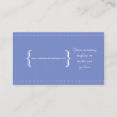 Carte de visite chic simple moderne 2 (Dos)