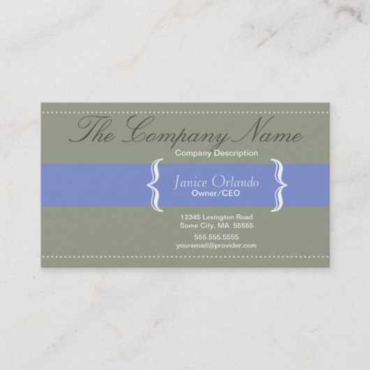Carte de visite chic simple moderne 2 (Devant)