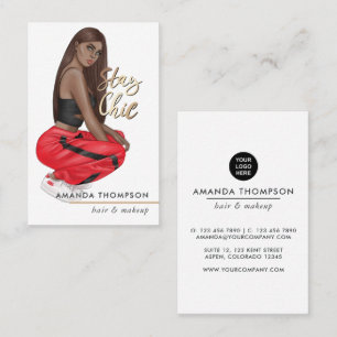 Carte De Visite Chic Swag Boss Personal Trainer