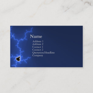 carte de visite chic v3 de fractale de geek