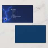 carte de visite chic v3 de fractale de geek (Devant / Derrière)