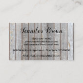 Carte De Visite Chicken Farmhouse Rustic Egg (Dos)