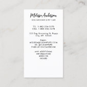 Carte De Visite Chien à Chien à Chien Groomer mignon Chien à Chien (Dos)