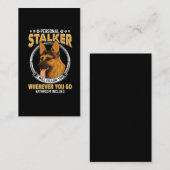 Carte De Visite Chien allemand de berger (Devant / Derrière)