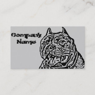 Carte De Visite Chien américain de despote