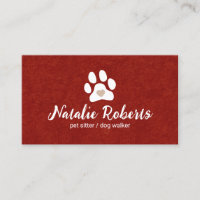 Chien Amis Poète Walker Cute Paw Heart Velvet