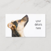 Carte De Visite Chien amusant chiot (Devant)