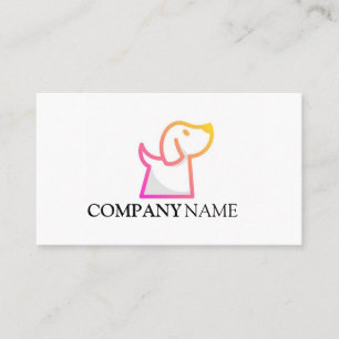 Carte De Visite Chien Animal LOGO ANIMAL DE COMPAGNIE