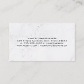 Carte De Visite Chien assis | Paw de sectionnement (Dos)