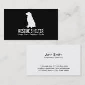 Carte De Visite Chien assis | vétérinaire (Devant / Derrière)