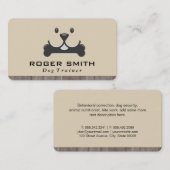 Carte De Visite Chien avec Logo d'Os | Soins pour Animaux de Compa (Devant / Derrière)