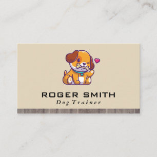 Carte De Visite Chien avec logo os