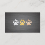 Carte De Visite Chien avec logo os | Groomer | Sitter (Devant)