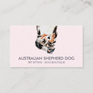 Carte De Visite Chien berger australien