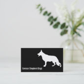 Carte De Visite Chien berger moderne (Debout devant)