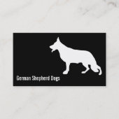 Carte De Visite Chien berger moderne (Devant)
