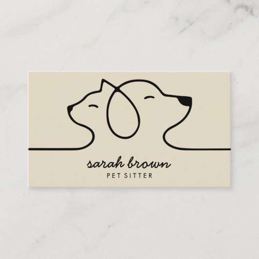 Carte De Visite Chien Chat en ligne Pet Expert (Devant)