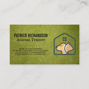 Carte De Visite Chien Chat Maison Logo   Services Animaux