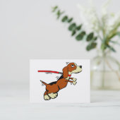 Carte De Visite Chien Cie. de marche (Debout devant)