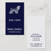 Carte De Visite Chien Cocker Spaniel (Devant / Derrière)