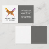 Carte De Visite Chien | Combes | Groomer (Devant / Derrière)