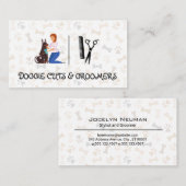 Carte De Visite Chien de bain femmes | Ciseaux (Devant / Derrière)