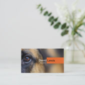 Carte De Visite Chien de berger allemand (Debout devant)