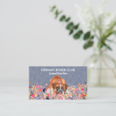 Carte De Visite Chien de boxe allemand (Debout devant)