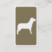 Carte De Visite chien de mod (Dos)