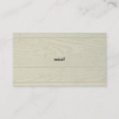 Carte De Visite Chien de montagne bernois (Dos)