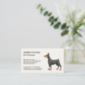 Carte De Visite Chien debout | Formation (Debout devant)