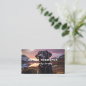 Carte De Visite Chien et animaux de compagnie chien marchant (Debout devant)