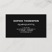 Carte De Visite Chien et animaux de compagnie chien marchant (Dos)