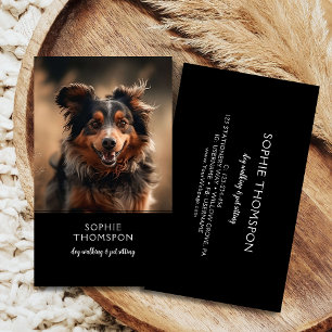 Carte De Visite Chien et animaux de compagnie chien marchant
