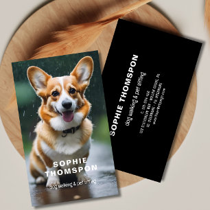 Carte De Visite Chien et animaux de compagnie chien marchant