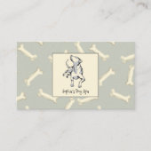 Carte De Visite Chien Et Chien Motif Chien Grooming Spa (Devant)
