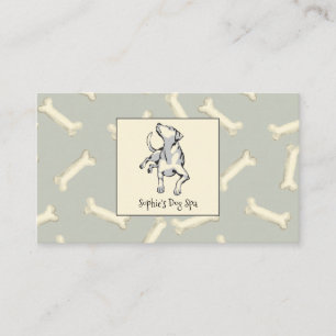 Carte De Visite Chien Et Chien Motif Chien Grooming Spa
