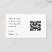 Carte De Visite Chien et os Imprimer Motif Chien Grooming Spa (Dos)