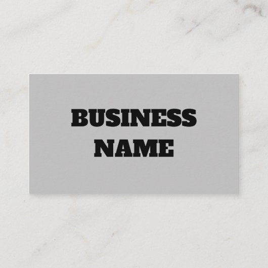 Carte De Visite Chien gris doré (Dos)