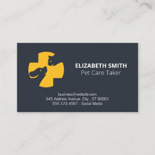 Carte De Visite Chien Groomer   Formateur   Refuge animal