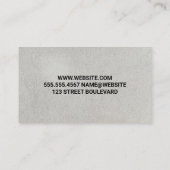 Carte De Visite Chien Groomer Nettoyant Chien (Dos)