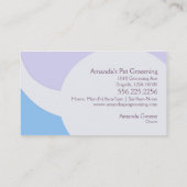 Carte De Visite Chien Groomer Shabby Chic Westie (Dos)