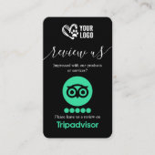 Carte De Visite Chien Grooming TripAdvisor - Demande de révision Q (Devant)