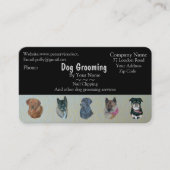 Carte De Visite chien Grossissement des animaux de compagnie servi (Devant)