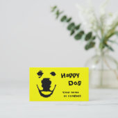 Carte De Visite Chien heureux (Debout devant)
