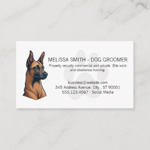 Carte De Visite Chien K9 Patte